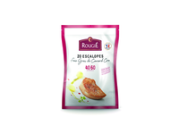 Šaldytos ančių kepenėlės ROUGIE, (Foie gras), pjaustytos, 40/60g, ~1 kg