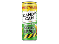 Gazuotas gaivusis gėrimas CANDY CAN x Toxic Waste Sour Apple, 0.33 l