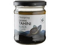 Ekologiška juodųjų sezamų pasta TAHINI CLEARSPRING, 170 g