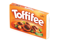 Karameliniai saldainiai TOFFIFEE su lazdynų riešutų kremu, 125 g