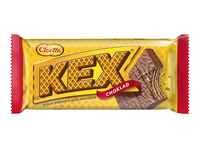 Vaflinis batonėlis KEX, padengtas pieniniu šokoladu, 60 g
