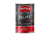Raudoni lupti pomidorai COPPOLA (PELATI) savo sultyse, 400 g