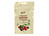 Liofilizuotos vyšn.su šok.su saldikliais,80g