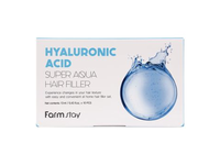 FARMSTAY HYALURONIC ACID SUPER AQUA plaukų priežiūros priemonė, 13 ml x 10 vnt.