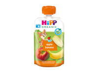 Ekologiška obuolių, bananų tyrelė HIPP (nuo 4 mėn.), 100 g