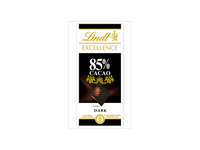 Juodasis šokoladas LINDT EXCELLENCE, 85%, 100 g