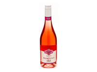 Pusiau sausas rožinis vynas ROCCA PRIMITIVO BLUSH (12,5%), 0,75 l