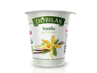Ekologiškas jogurtas DOBILAS su vanile , 3,3% , 300g LT-EKO-001