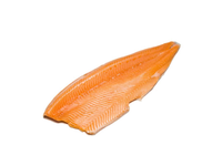 Atvėsinta lašišos filė, su oda, vakuume, be kaulų, 1,8+kg, A-Trim, kg.