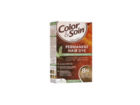 Ilgalaikiai plaukų dažai COLOR & SOIN, šieno blondinė (8N), 135 ml