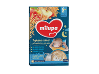 Pieniška grūdų košė MILUPA su ob. ir prebiotik., nuo 8 mėn., 250 g