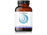 VIRIDIAN VITAMIN D3 2000 IU, N60
