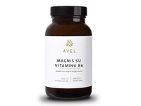 AVEL magnio bisglicinatas su vitaminu B6, 120 kapsulių