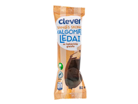 Vanilės skonio valgomieji ledai su kakaviniu glaistu CLEVER, 52 ml