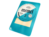 Kietasis sūris MEMEL Prussia 3 mėn., 45%, RSM, riekutėmis, 0,15 kg