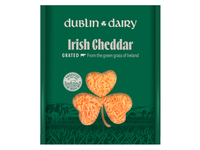 Čederio sūris DUBLIN DAIRY, airiškas raudonasis, tarkuotas, 150 g