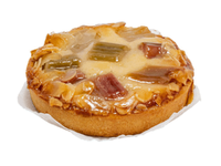 Tartaletė su prancūzišku kremu ir rabarbarais, 145 g