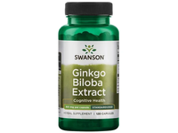 SWANSON Ginkgo Biloba standartizuotas ekstraktas caps. N120