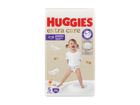 Sausk. HUGGIES EXTRA CARE S5, 12–17 kg, 34 vnt.

