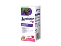 SAMBUCUS sirupas KIDS, aviečių skonio, 120 ml