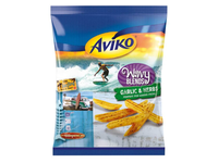 Šaldytos bulvių juostelės su česnakais ir žalumynais AVIKO, 600 g