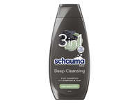 Šampūnas SCHAUMA MEN 3IN1 CHARCOAL, 400 ml