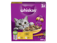 Kačių ėdalas su vištiena WHISKAS ADULT, 800 g