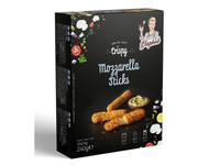 Šaldytas mocarelos užkandis, CRISPY, 240 g (TSF)