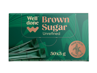 Rudasis smulkus cukrus WELL DONE, 250 g