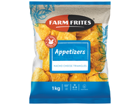 Šaldytas sūrio užkandis FARM FRITES, Nacho, 1 kg