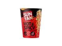 Greito paruošimo makaronai SUN YAN, aštraus skonio, 65 g