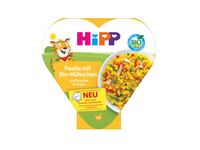 Eko. paelija HIPP su daržovėmis, vištiena (nuo 12 mėn.), 250 g
