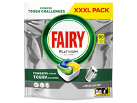 Automatinių indaplovių kapsulės FAIRY Platinum Lemon, 90vnt