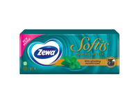 Zewa Softis Menthol 10x, 9 vnt