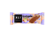 Valgomieji ledai ICETOPIA, lazdynų riešutų skonio su lazdynų riešutų įdaru, 110 g