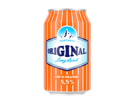 Alk. kokteilis HARTWALL GIN&ORANGE, 0,33 l