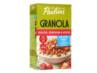 Granola PAULUNS su avietėmis ir braškėmis, 450 g