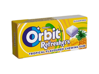 ORBIT Refreshers kramtomoji guma vaisių skonio, 15.6 g