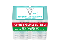 VICHY DEO DUO, antiperspirantai nuo intensyvaus prakaitavimo 48H, 50ml, 2 vnt.