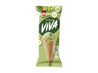 Valgomieji ledai SUPER VIVA su kivių, citrinų ir mėtų įdaru, 97 g