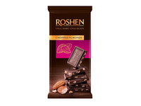 Juodasis šokoladas ROSHEN su sūdytais migdolais, 85 g