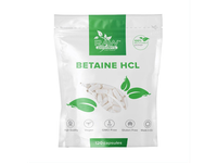 RAW POWDERS BETAINAS HCL, 650 mg, 120 kapsulių