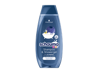 Vaikiškas plaukų šampūnas ir dušo gelis SCHAUMA KIDS, 400 ml