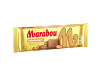 Pieninis šokoladas MARABOU su lazdynų riešutų kremu, 100 g
