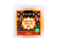 Kviet., kukur. tortilijos RIMI PLANET, 320 g