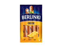 Virtos vištienos dešrelės su sūriu BERLINKI, II r., 250 g