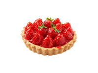 Tartaletė su maskarponės kremu ir braškėmis, 85 g