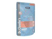 Šlapias ėdalas katėms DR. CLAUDER'S, sterilizuotoms, su vištiena, lašiša, jūros dumbliais, 85 g