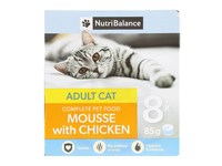 Kačių ėdalas NUTRIBALANCE su višt., 8 x 85 g