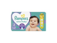 Sauskelnės PAMPERS Active Baby, Maxi Pack, 3 dydis, 66 vnt.